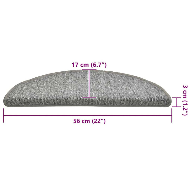 Mochete autocolante pentru scară 30 buc. 56 x 17 x 3 cm