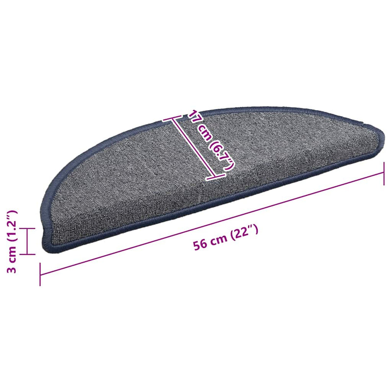 Mochete autocolante pentru scară 30 buc. 56 x 17 x 3 cm