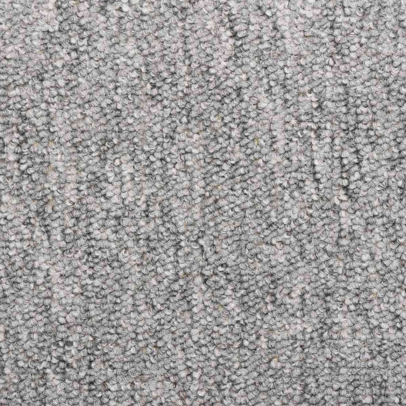 Covorașe pentru scări, 30 buc., 65x21x4 cm, gri deschis, cu margini dreptunghiulare