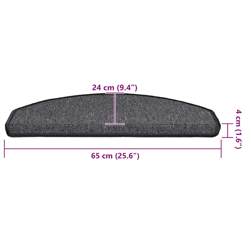 Mochete autocolante pentru scară 20 buc. 65 x 24 x 4 cm
