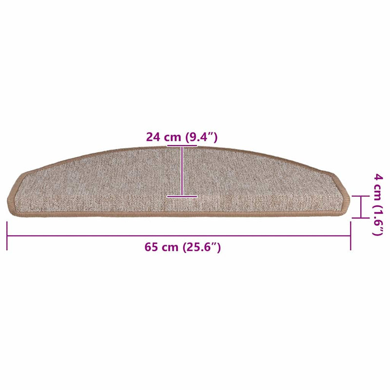 Mochete autocolante pentru scară 20 buc. 65 x 24 x 4 cm