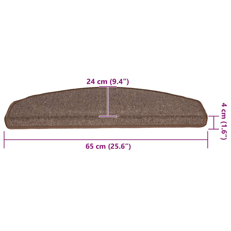 Mochete autocolante pentru scară 20 buc. 65 x 24 x 4 cm