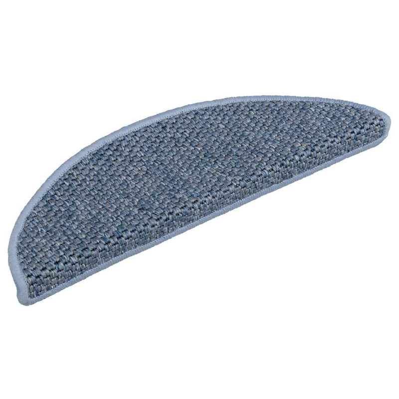 Covoraș scări autoadeziv 30 buc. albastru, 56x17x3 aspect sisal