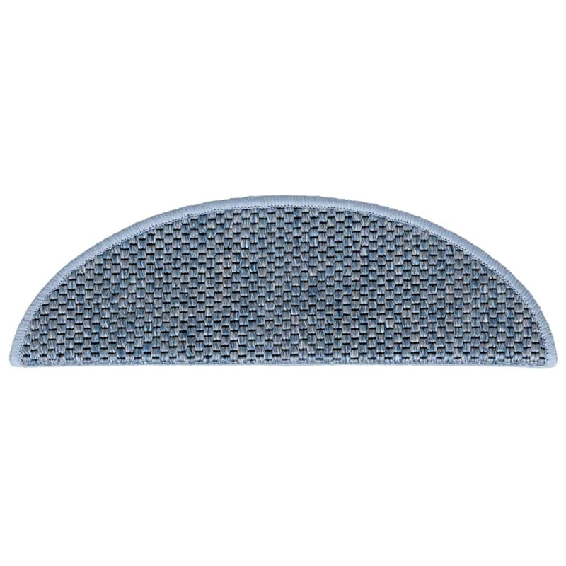 Covoraș scări autoadeziv 30 buc. albastru, 56x17x3 aspect sisal