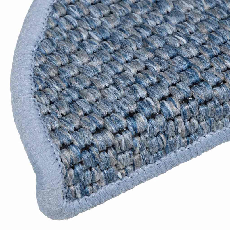 Covoraș scări autoadeziv 30 buc. albastru, 56x17x3 aspect sisal