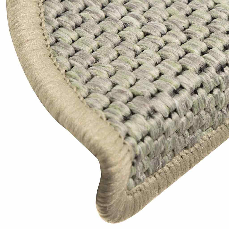 Covorașe scări autoadezive 30 buc. verde 56x17x3cm aspect sisal
