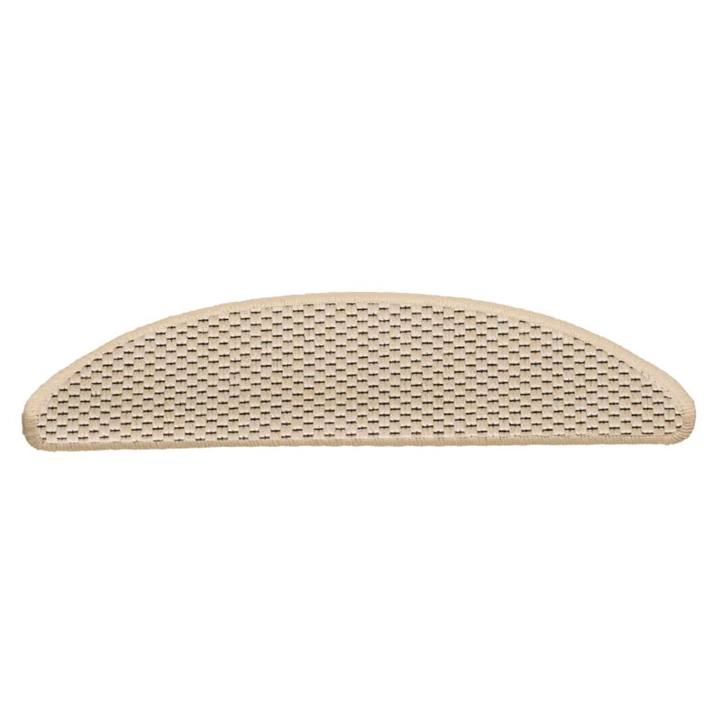 Covorașe de scară autoadezive aspect sisal 30 buc. berber