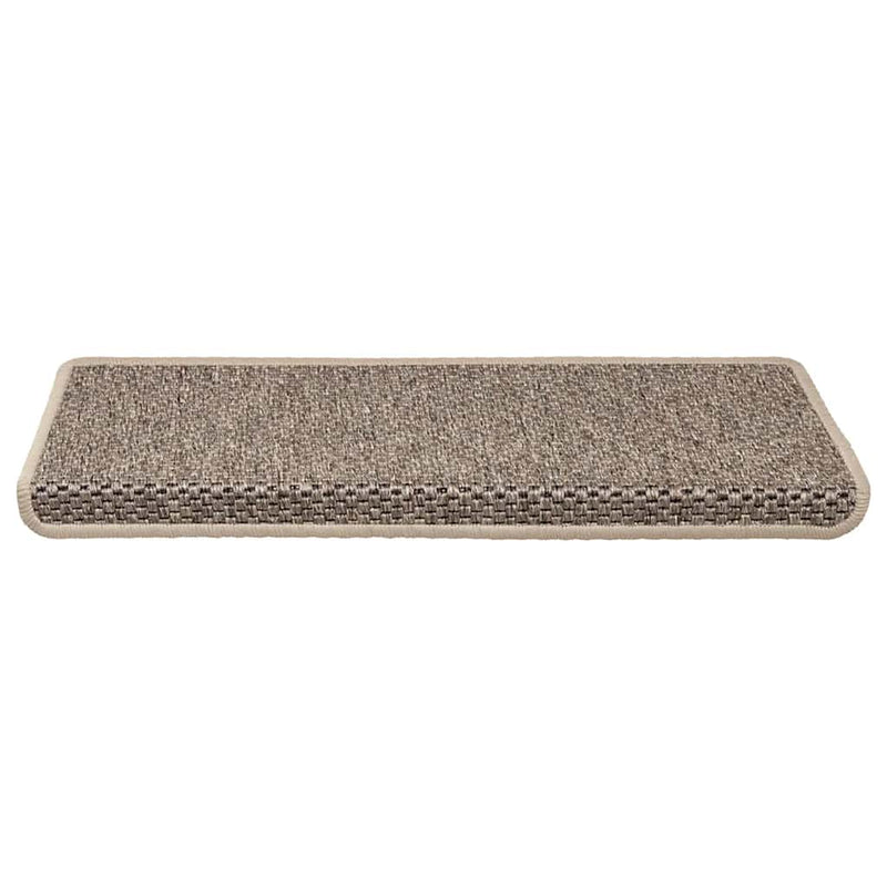 Covorașe scări autoadezive, 30 buc. bej 65x21x4 cm aspect sisal