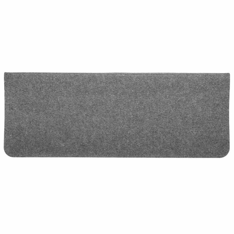 Covorașe scară autoadezive 30 buc Gri 65x24,5x3,5 cm