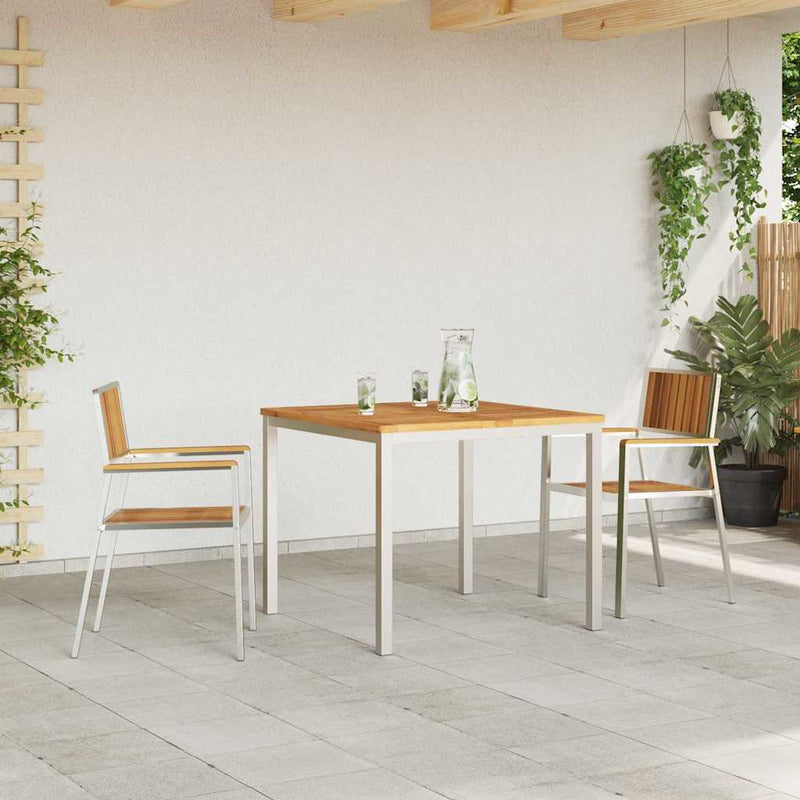 Set dining pentru exterior 3 buc. 90 x 90 x 75 cm