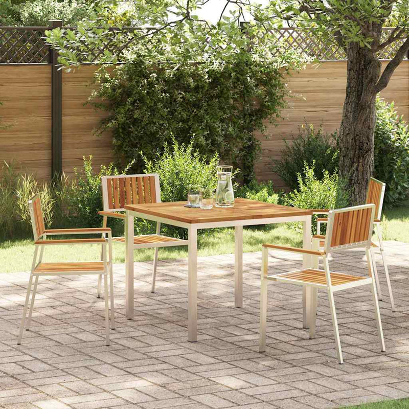 Set dining pentru exterior 5 buc. 90 x 90 x 75 cm