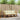 Set de canapele de exterior 3 buc. Natural și Crem