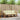 Set de canapele de exterior 3 buc. Natural și Crem