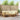 Set de canapele de exterior 7 buc. Natural și Crem