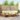 Set de canapele de exterior 7 buc. Natural și Crem