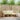 Set de canapele de exterior 4 buc. Natural și Crem