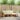 Set de canapele de exterior 4 buc. Natural și Crem