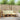Set de canapele de exterior 4 buc. Natural și Crem