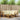 Set de canapele de exterior 5 buc. Natural și Crem