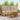 Set de canapele de exterior 7 buc. Natural și Bej