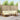 Set de canapele de exterior 6 buc. Natural și Crem