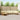 Set de canapele de exterior 10 buc. Natural și Crem