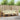 Set de canapele de exterior 3 buc. Natural și Crem