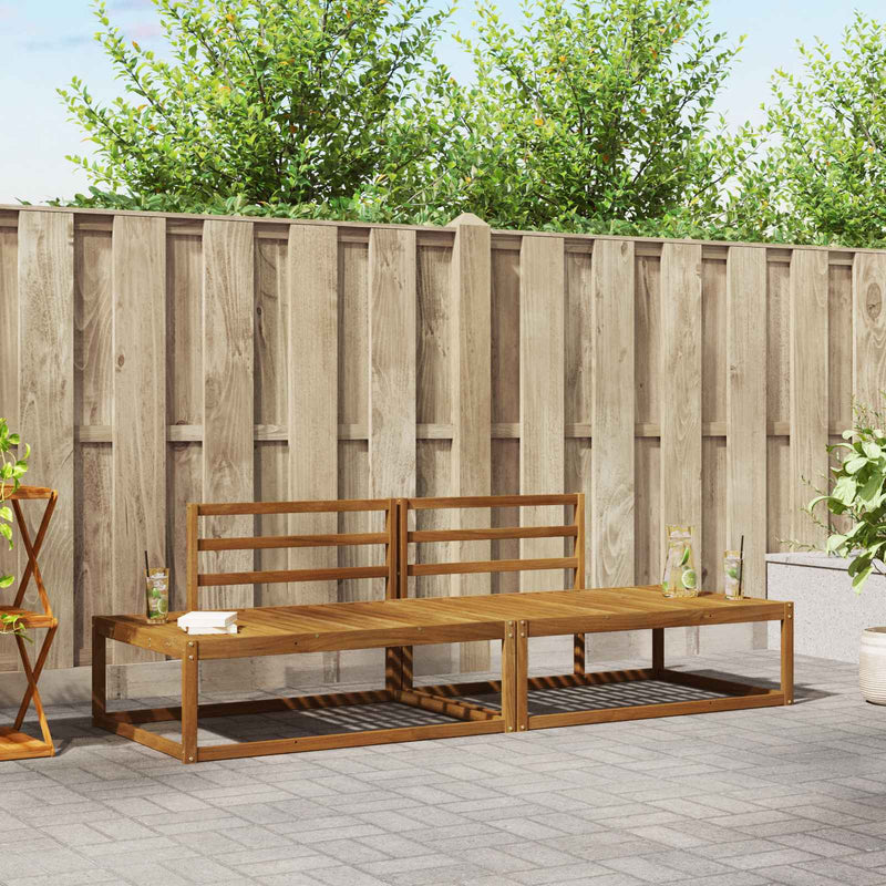 Set de canapele de exterior Lemn Solid de Acacia natural