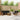 Set de canapele de exterior 6 buc. Natural și Negru