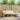 Set de canapele de exterior 4 buc. Natural și Crem