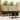 Set de canapele de exterior 8 buc. Natural și Negru