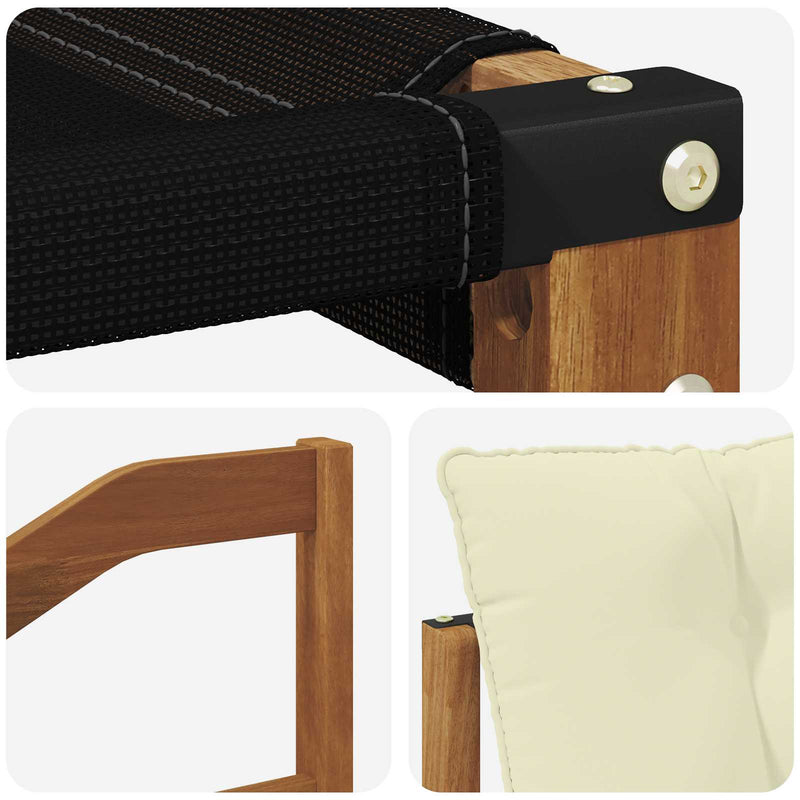 Set de canapele de exterior 8 buc. Natural și Crem