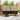 Set de canapele de exterior 6 buc. Natural și Negru