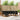 Set de canapele de exterior 6 buc. Natural și Negru