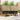 Set de canapele de exterior 6 buc. Natural și Negru