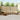 Set de canapele de exterior 10 buc. Natural și Bej