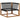 Set de canapele de exterior 6 buc. Natural și Crem