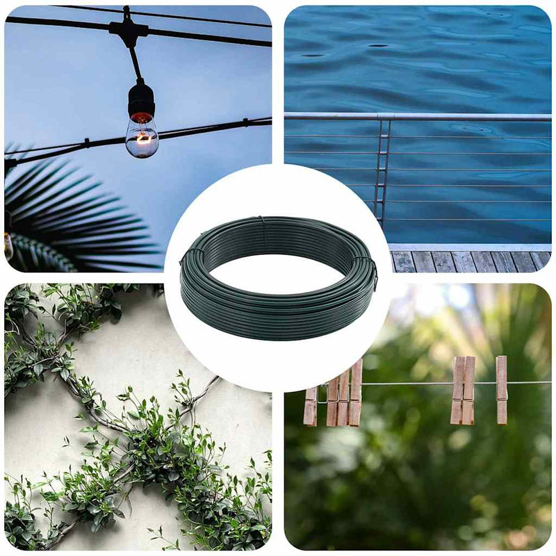 Sârmă de legare pentru gard Verde 33 m PVC