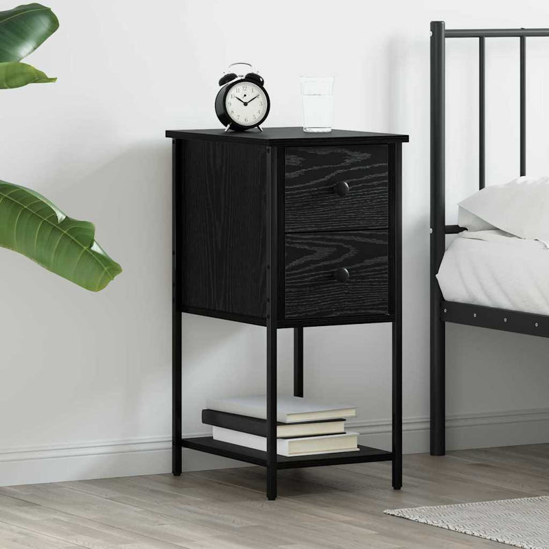 Dulap de noapte Stejar negru 32 x 42 x 70 cm Lemn prelucrat