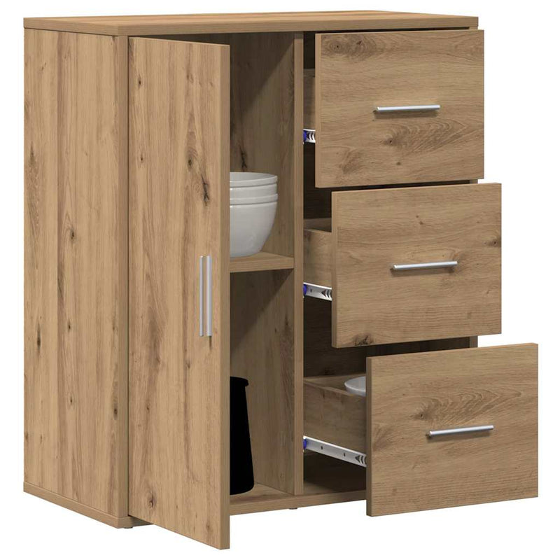 Bufet Stejar Artizanal 60 x 31 x 70 cm Lemn prelucrat