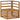 Set de canapele de exterior 5 buc. natural Poliester