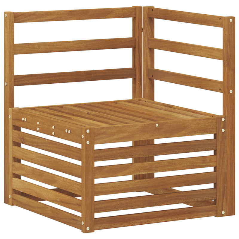 Set de canapele de exterior 5 buc. natural Poliester