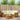 Set de canapele de exterior 5 buc. Natural și Crem Poliester