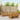 Set de canapele de exterior 8 buc. natural Poliester