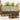 Set de canapele de exterior 8 buc. Natural și Antracit