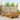 Set de canapele de exterior 9 buc. natural Poliester