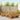 Set de canapele de exterior 9 buc. natural Poliester