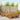 Set de canapele de exterior 9 buc. natural Poliester