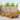 Set de canapele de exterior 9 buc. natural Poliester