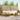Set de canapele de exterior 6 buc. Natural și Crem